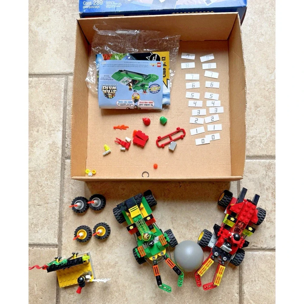 Rare Lego Race Grip N Go Challenge 6713 Complete Minus instructions